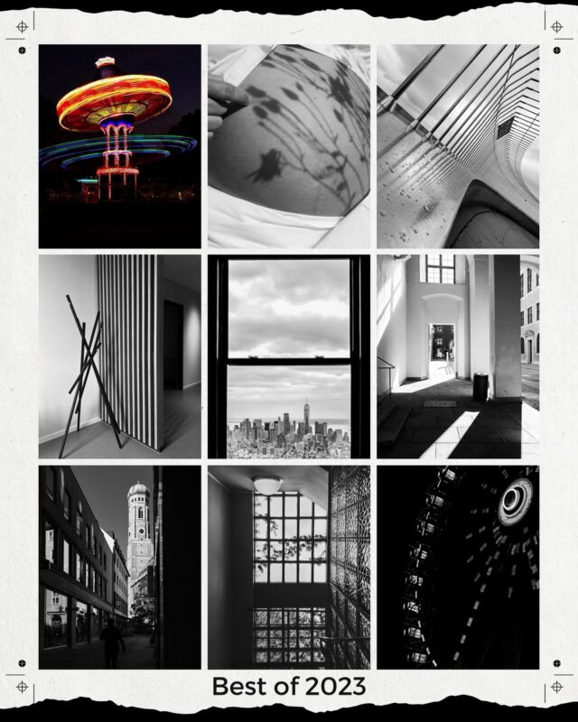 Vielen Dank an alle meine Instagram-Follower für Eure Unterstützung und Euer Interesse an meinen Fotos dieses Jahr! ❤️
Es bedeutet mir sehr viel, dass Ihr meine Bilder mögt und mir folgt. Ich freue mich immer über Euer Feedback und Eure Kommentare, auch in 2024. Ohne Euch wäre mein Beruf und die Leidenschaft für die Fotografie nicht dasselbe. Danke, dass Ihr Teil meiner Community seid und meine Arbeit schätzt. I love you all! Guten Rutsch ins Jahr 2024 🍾🫶🏻😘🥂😁

#blackandwhitephotography #fotografieliebe #ctmagazine #worldviewmag
#nyc #monochromephotography #blackandwhite  #35mm #münchenliebe #fotografin #shootaesthetics #fotografinmünchen #picturesmagazin #fotografie #fotomagazin_de #monochrome #mundusmag #weshootmirrorless  #munichprimeshot #canonr5 #canonphotography #canondeutschland #schwarzweissfotografie  #magazin #streetphotographyinternational #architecture #architektur #babybauchshooting #münchen #streetphotography